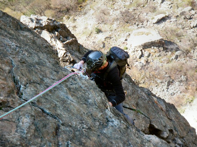 Jannu 020.jpg - R�cup�ration d'une d�gaine